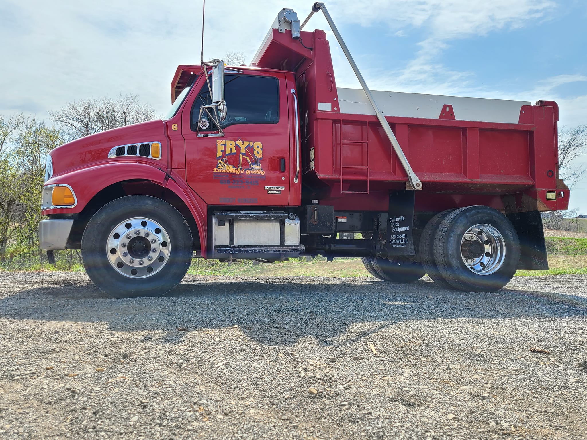 Fry's Excavating dump truck